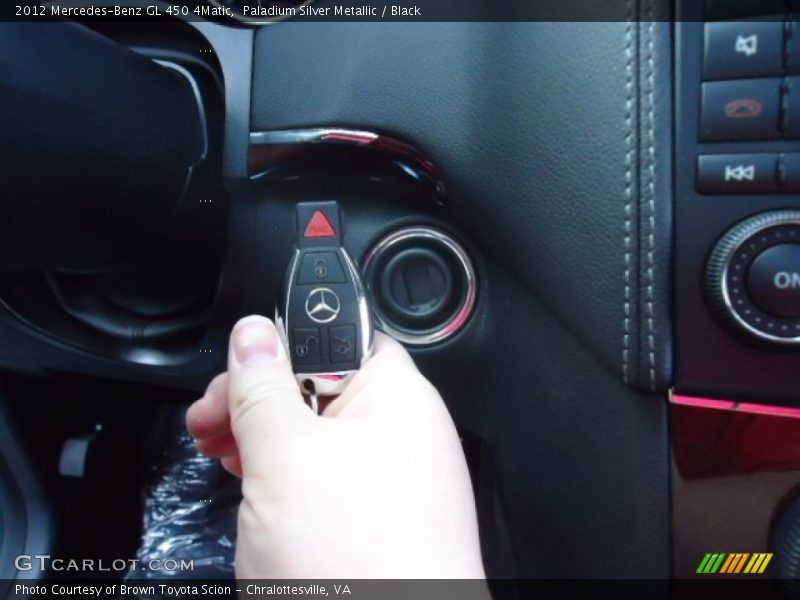 Paladium Silver Metallic / Black 2012 Mercedes-Benz GL 450 4Matic