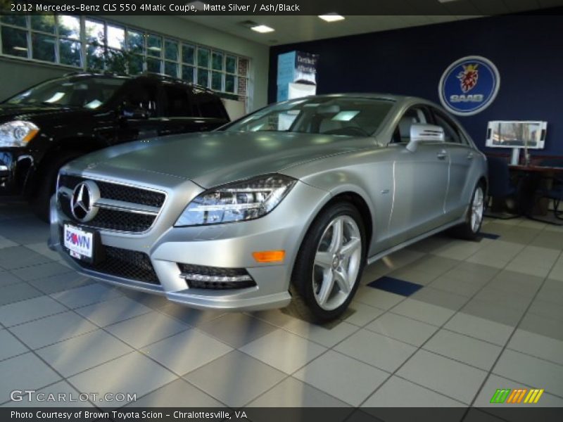 Front 3/4 View of 2012 CLS 550 4Matic Coupe