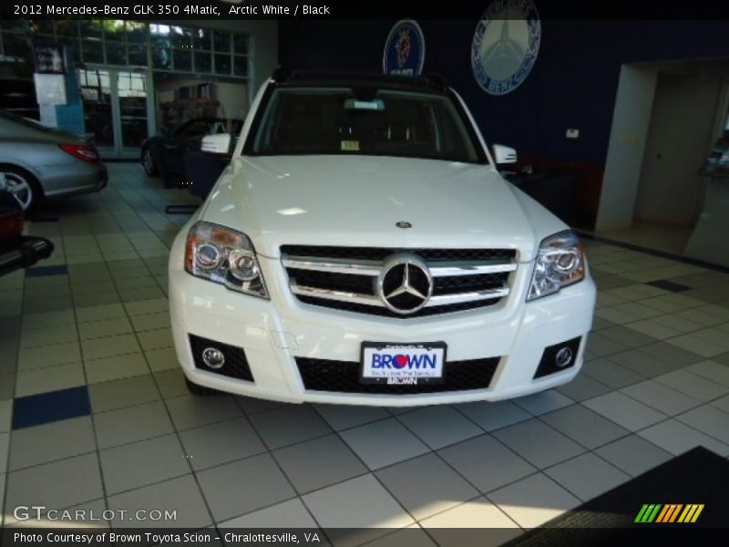 Arctic White / Black 2012 Mercedes-Benz GLK 350 4Matic
