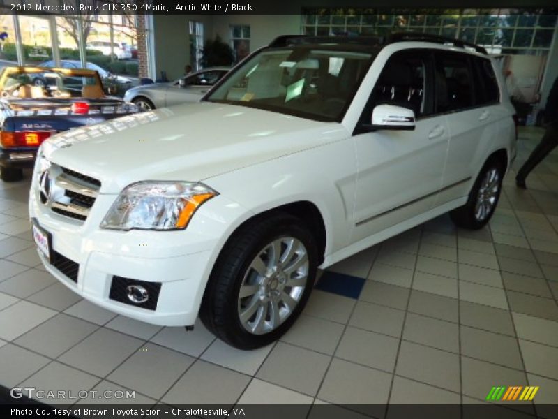 Arctic White / Black 2012 Mercedes-Benz GLK 350 4Matic