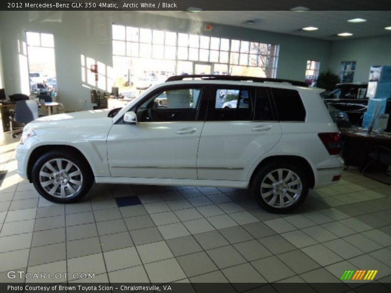 Arctic White / Black 2012 Mercedes-Benz GLK 350 4Matic