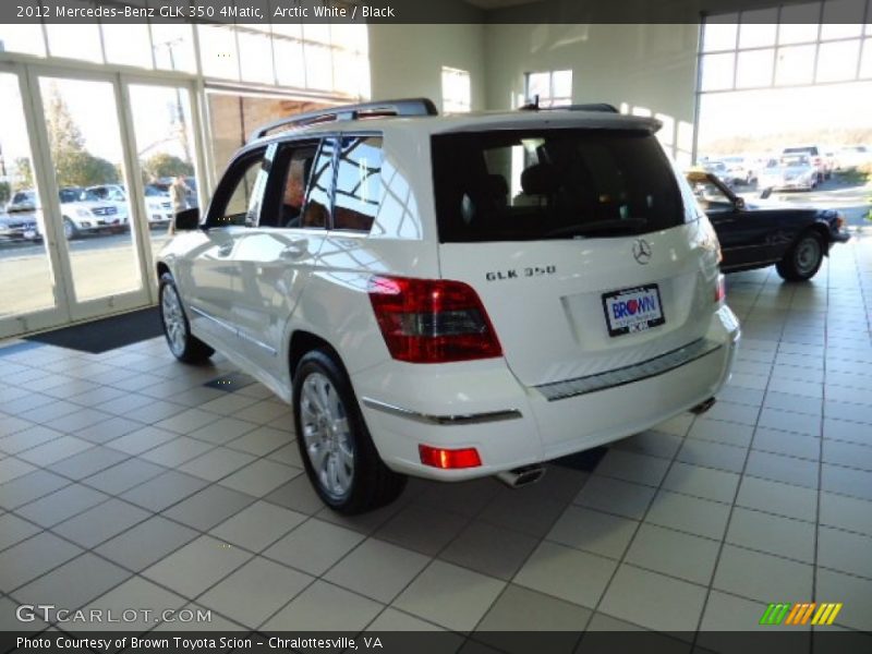 Arctic White / Black 2012 Mercedes-Benz GLK 350 4Matic