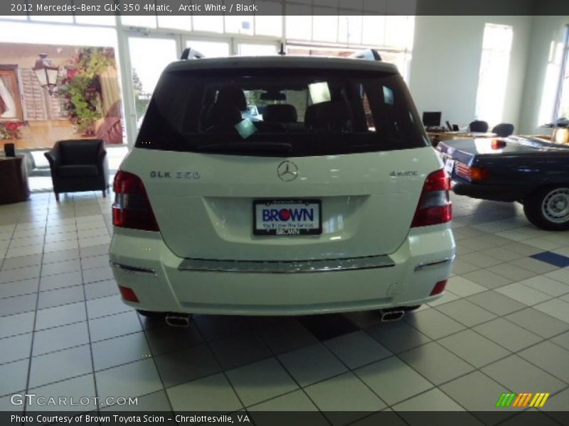 Arctic White / Black 2012 Mercedes-Benz GLK 350 4Matic