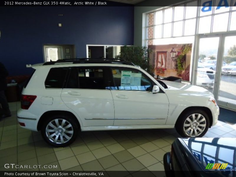 Arctic White / Black 2012 Mercedes-Benz GLK 350 4Matic