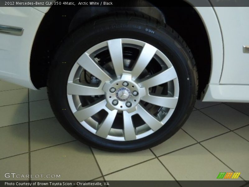 Arctic White / Black 2012 Mercedes-Benz GLK 350 4Matic