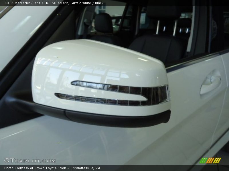 Arctic White / Black 2012 Mercedes-Benz GLK 350 4Matic