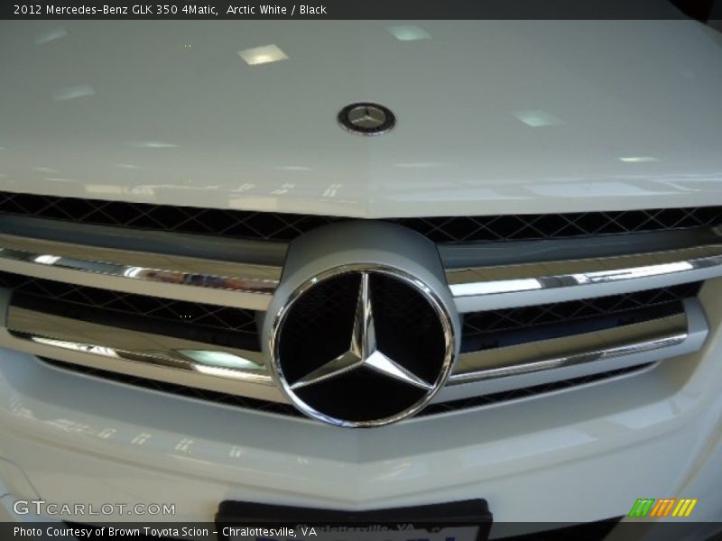 Arctic White / Black 2012 Mercedes-Benz GLK 350 4Matic