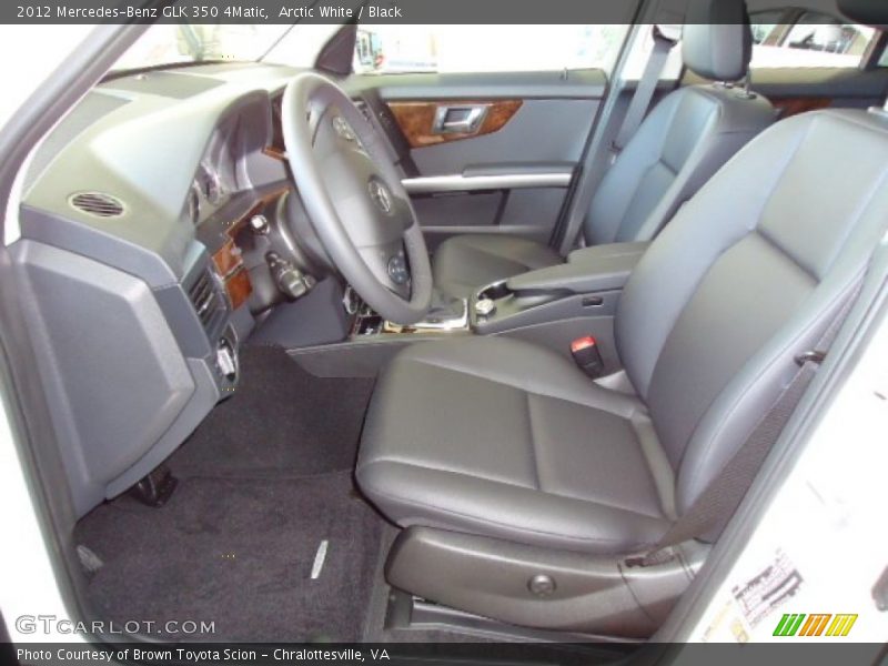 Arctic White / Black 2012 Mercedes-Benz GLK 350 4Matic