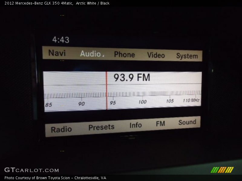 Arctic White / Black 2012 Mercedes-Benz GLK 350 4Matic