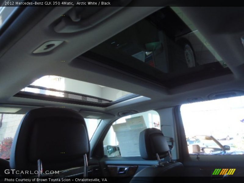 Arctic White / Black 2012 Mercedes-Benz GLK 350 4Matic