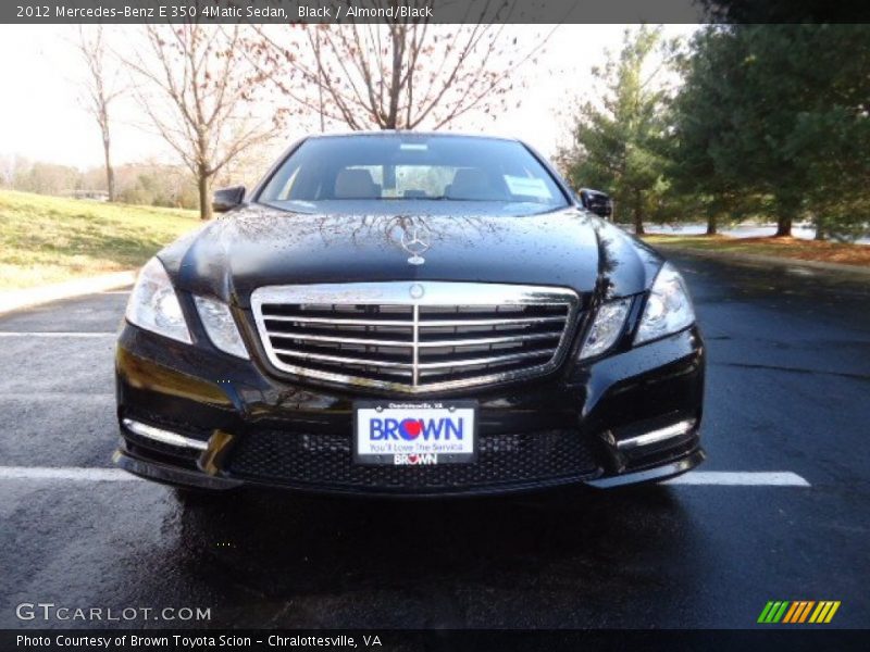 Black / Almond/Black 2012 Mercedes-Benz E 350 4Matic Sedan