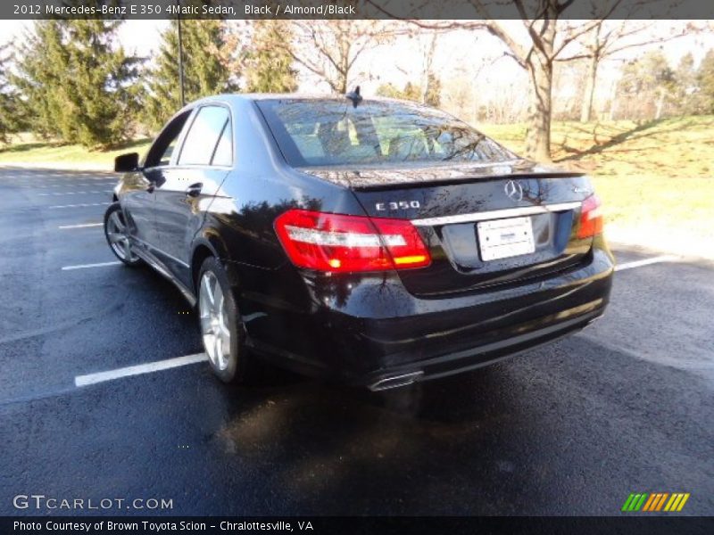 Black / Almond/Black 2012 Mercedes-Benz E 350 4Matic Sedan