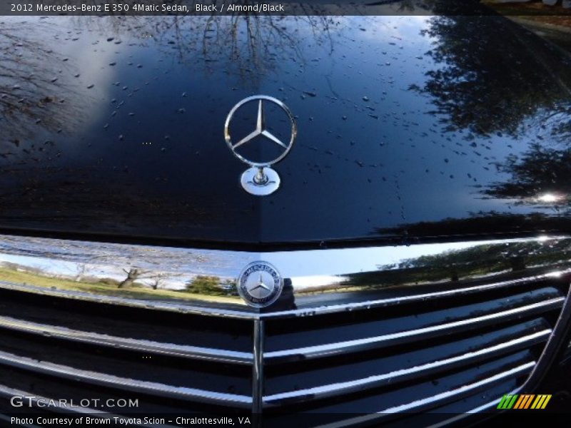 Black / Almond/Black 2012 Mercedes-Benz E 350 4Matic Sedan