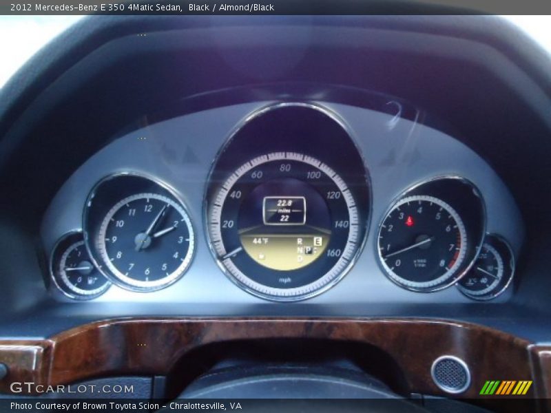 Black / Almond/Black 2012 Mercedes-Benz E 350 4Matic Sedan