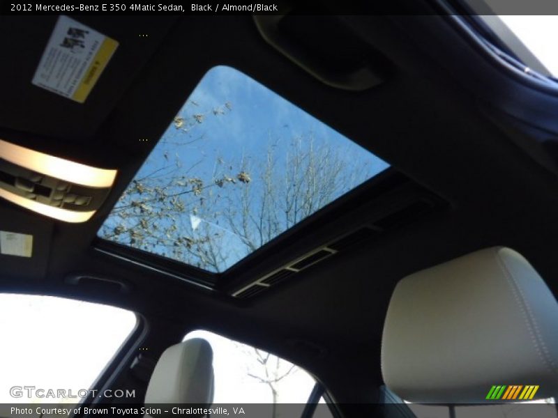 Black / Almond/Black 2012 Mercedes-Benz E 350 4Matic Sedan