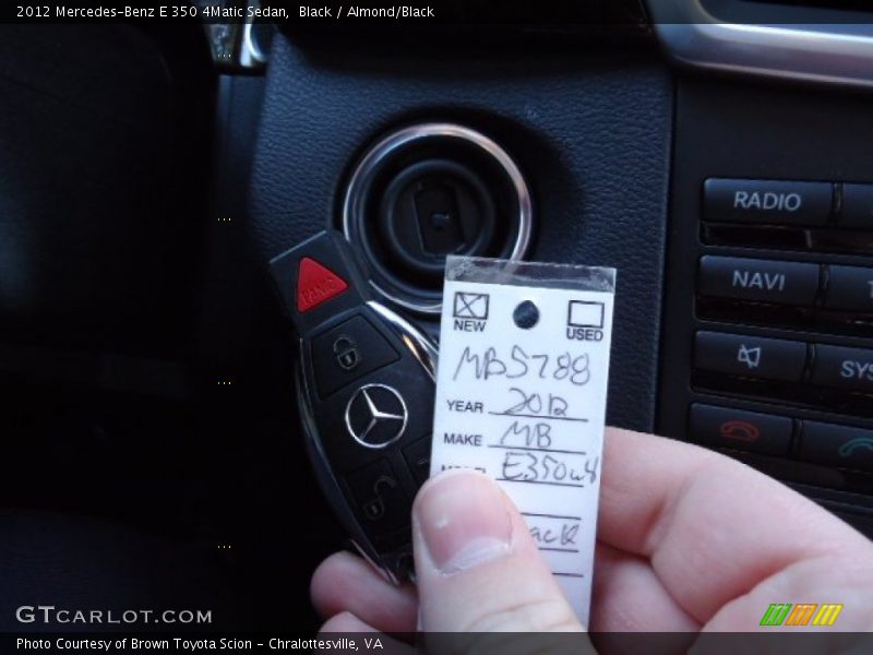 Black / Almond/Black 2012 Mercedes-Benz E 350 4Matic Sedan