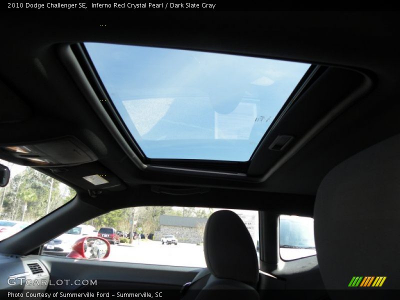Inferno Red Crystal Pearl / Dark Slate Gray 2010 Dodge Challenger SE