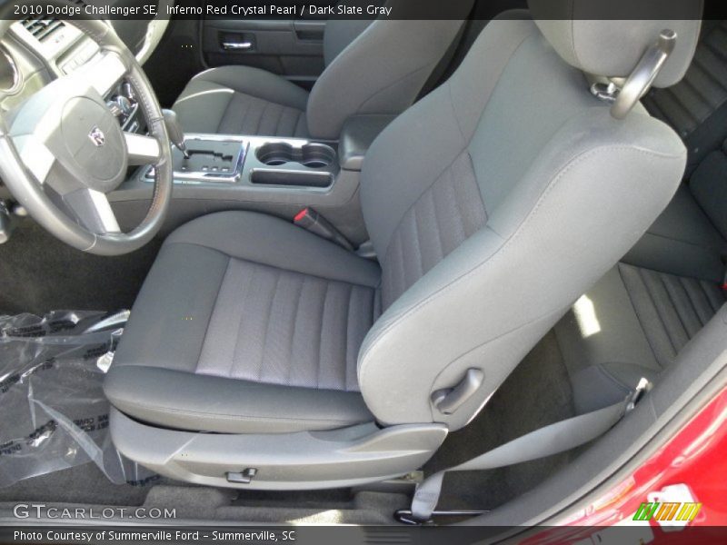 Inferno Red Crystal Pearl / Dark Slate Gray 2010 Dodge Challenger SE