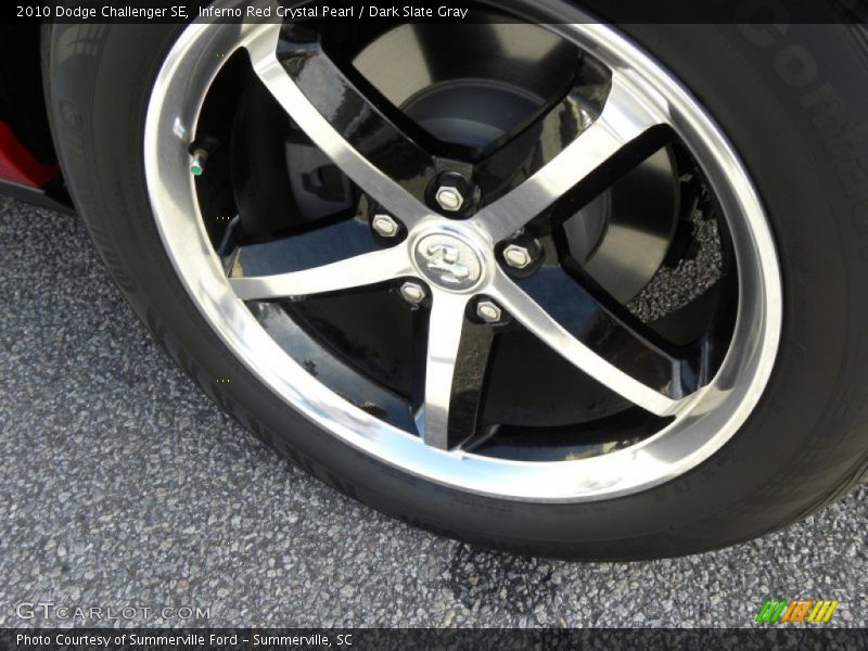 Inferno Red Crystal Pearl / Dark Slate Gray 2010 Dodge Challenger SE