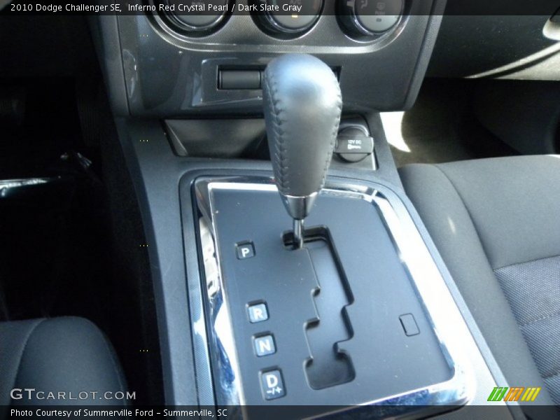 Inferno Red Crystal Pearl / Dark Slate Gray 2010 Dodge Challenger SE