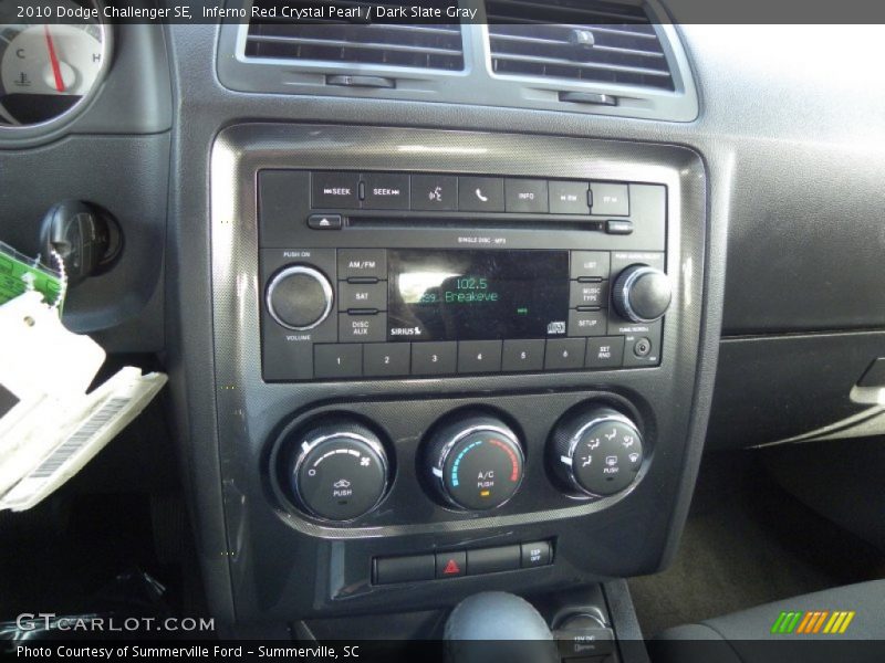 Inferno Red Crystal Pearl / Dark Slate Gray 2010 Dodge Challenger SE