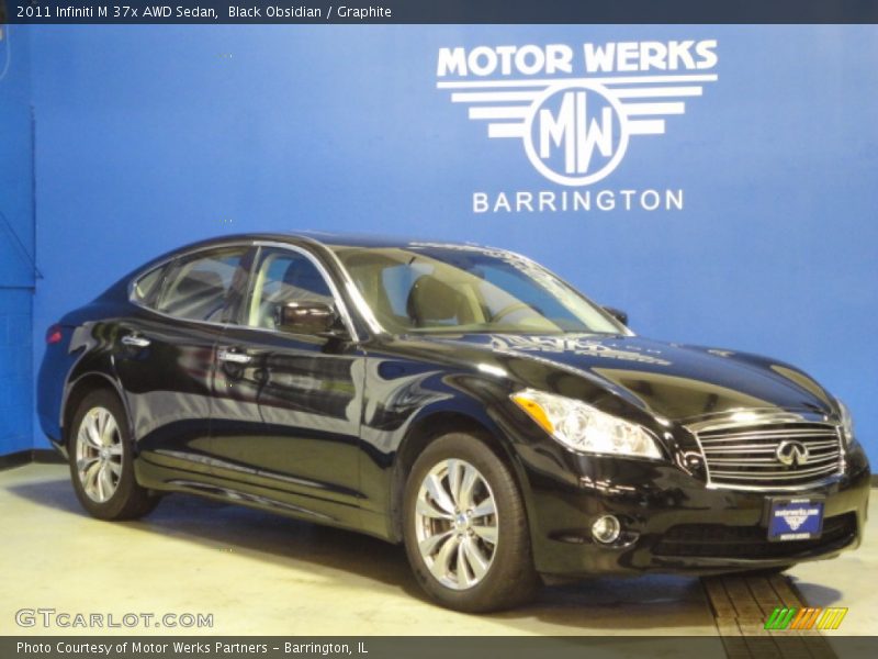Black Obsidian / Graphite 2011 Infiniti M 37x AWD Sedan