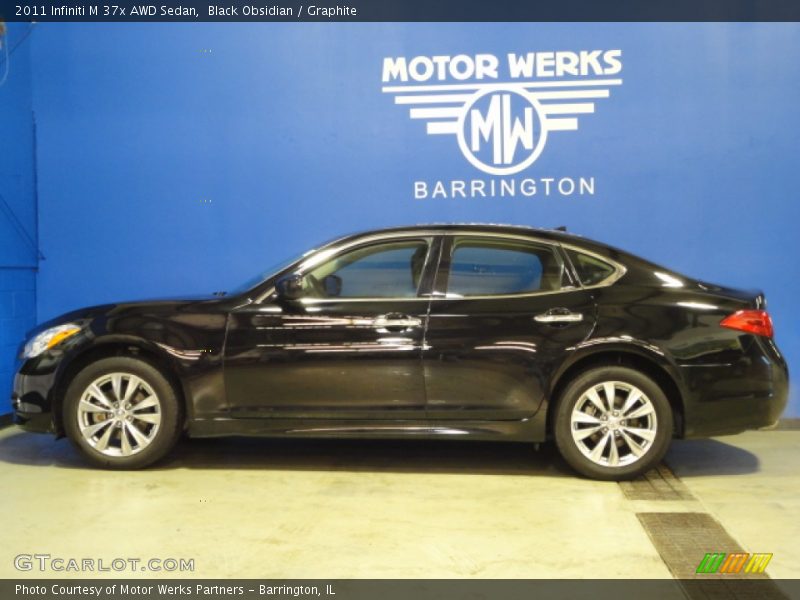 Black Obsidian / Graphite 2011 Infiniti M 37x AWD Sedan