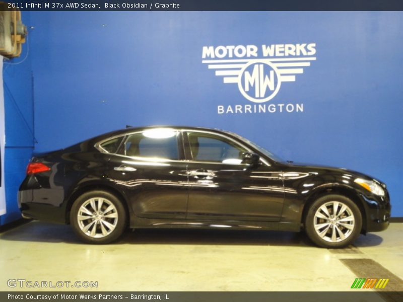 Black Obsidian / Graphite 2011 Infiniti M 37x AWD Sedan