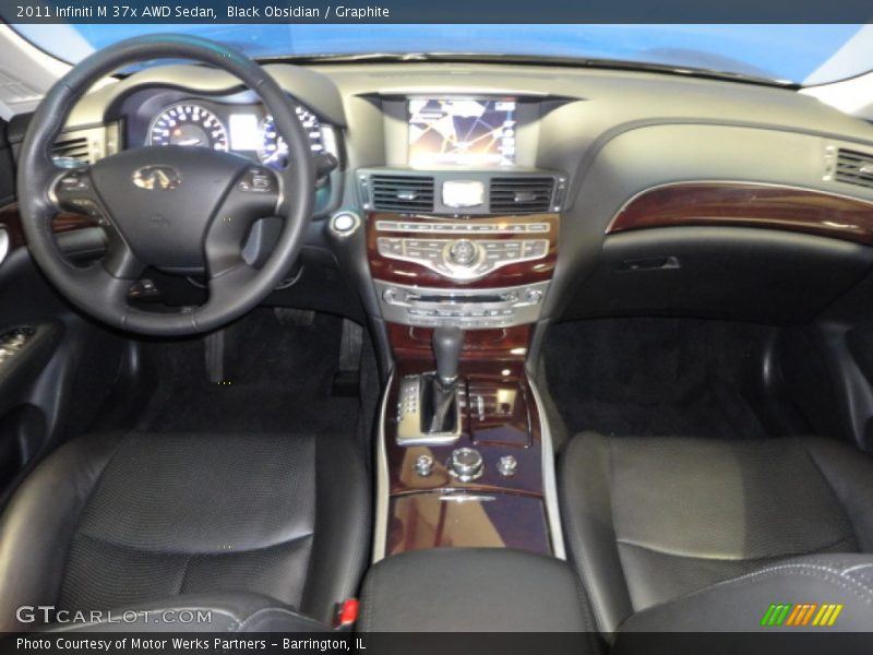 Black Obsidian / Graphite 2011 Infiniti M 37x AWD Sedan