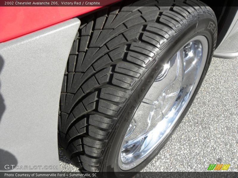 Victory Red / Graphite 2002 Chevrolet Avalanche Z66