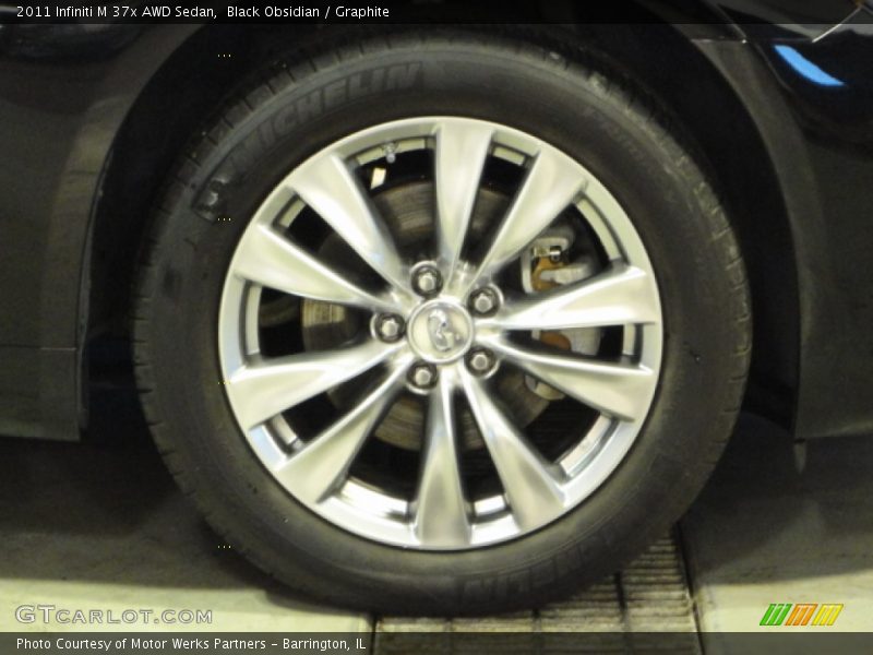 Black Obsidian / Graphite 2011 Infiniti M 37x AWD Sedan