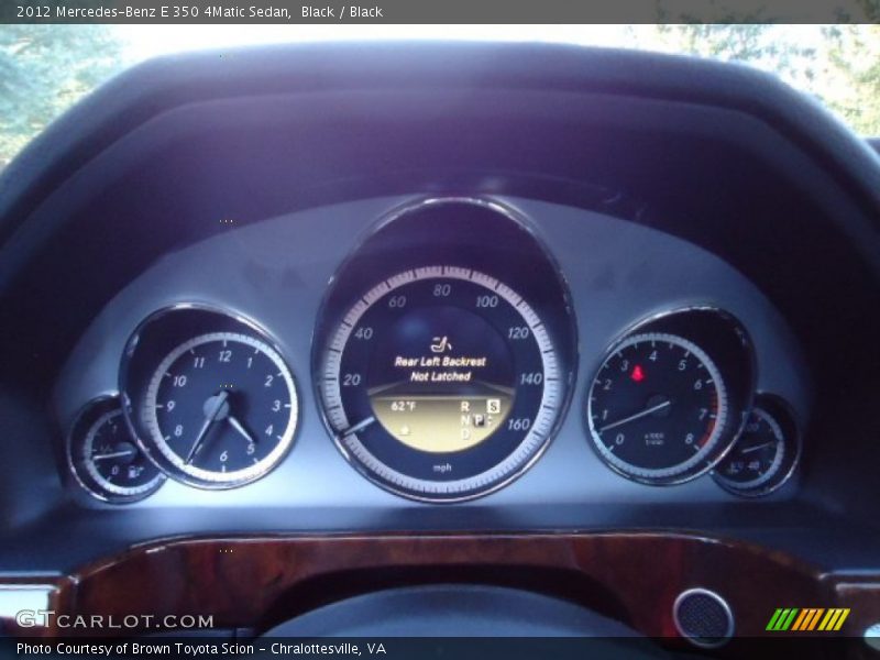 Black / Black 2012 Mercedes-Benz E 350 4Matic Sedan
