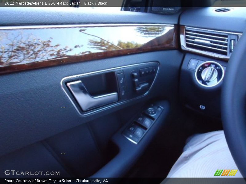 Black / Black 2012 Mercedes-Benz E 350 4Matic Sedan