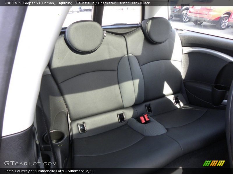 Lightning Blue Metallic / Checkered Carbon Black/Black 2008 Mini Cooper S Clubman