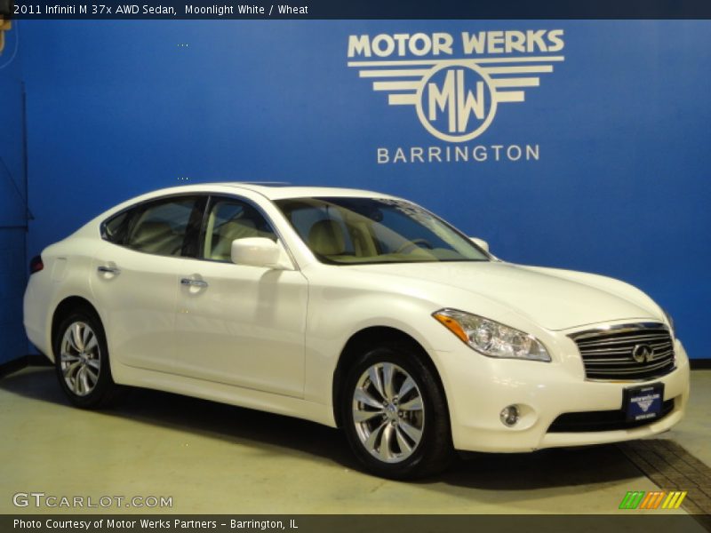 Moonlight White / Wheat 2011 Infiniti M 37x AWD Sedan