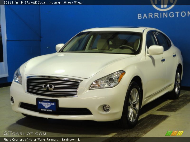 Moonlight White / Wheat 2011 Infiniti M 37x AWD Sedan