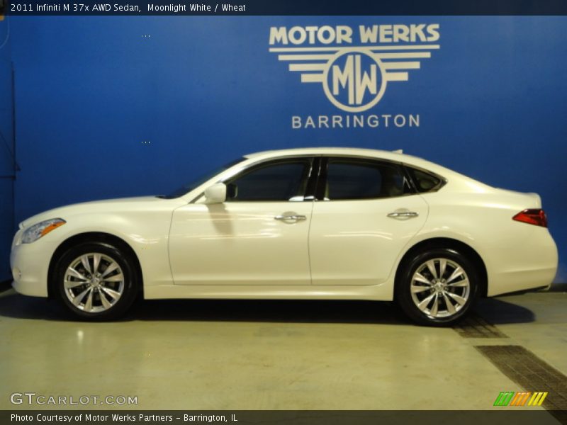 Moonlight White / Wheat 2011 Infiniti M 37x AWD Sedan