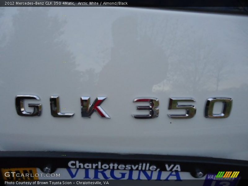 Arctic White / Almond/Black 2012 Mercedes-Benz GLK 350 4Matic
