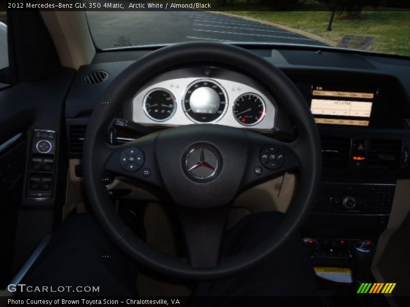 Arctic White / Almond/Black 2012 Mercedes-Benz GLK 350 4Matic