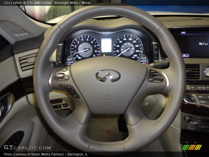 Moonlight White / Wheat 2011 Infiniti M 37x AWD Sedan