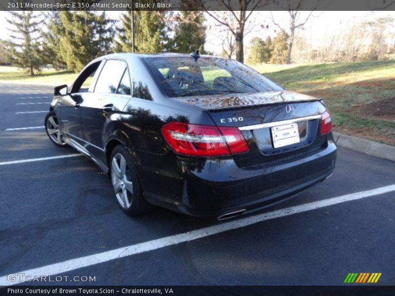 Black / Black 2011 Mercedes-Benz E 350 4Matic Sedan