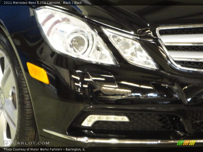 Black / Black 2011 Mercedes-Benz E 350 Cabriolet