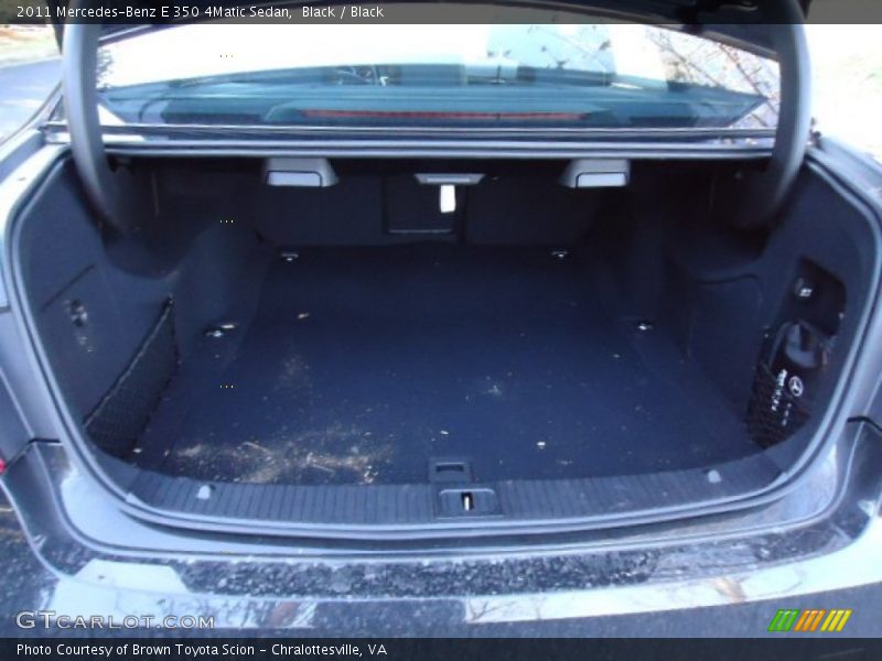 Black / Black 2011 Mercedes-Benz E 350 4Matic Sedan