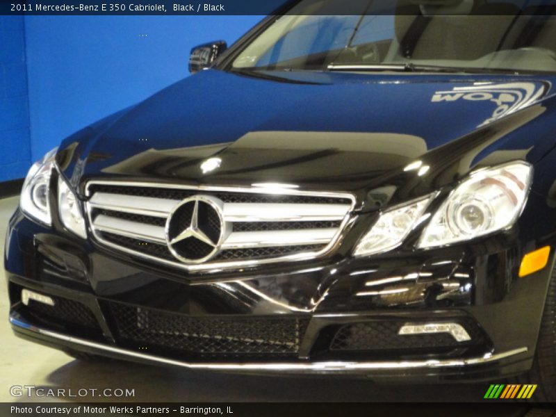 Black / Black 2011 Mercedes-Benz E 350 Cabriolet