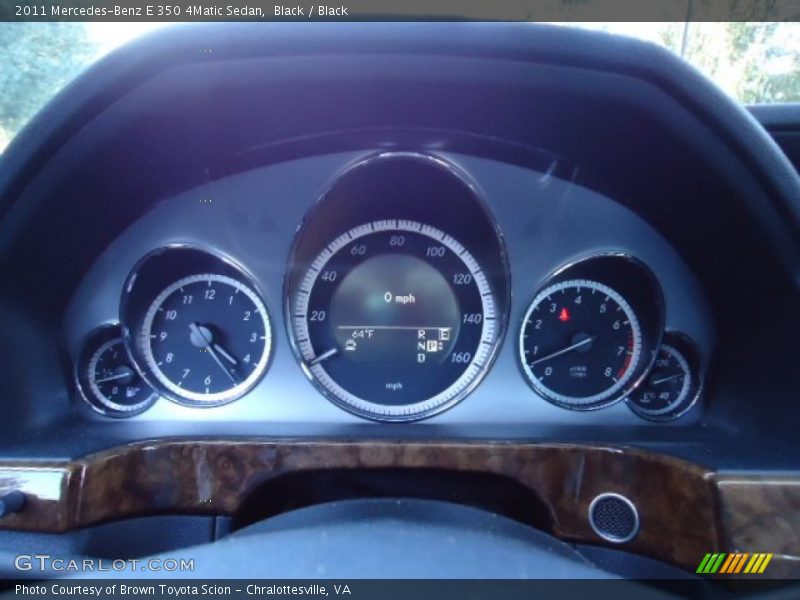 Black / Black 2011 Mercedes-Benz E 350 4Matic Sedan