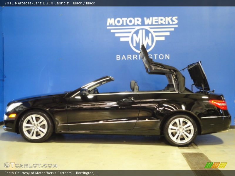 Black / Black 2011 Mercedes-Benz E 350 Cabriolet