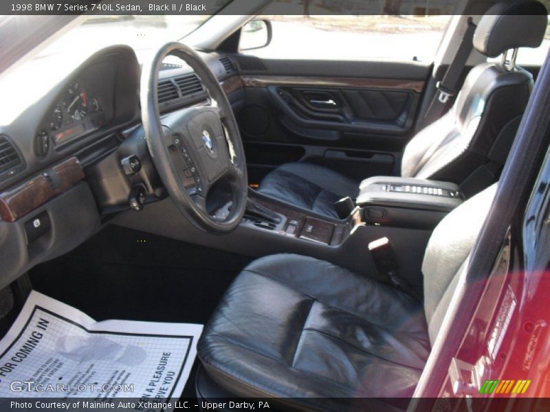 Black II / Black 1998 BMW 7 Series 740iL Sedan