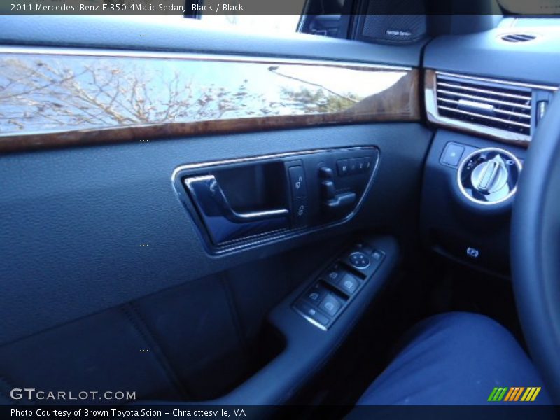 Black / Black 2011 Mercedes-Benz E 350 4Matic Sedan