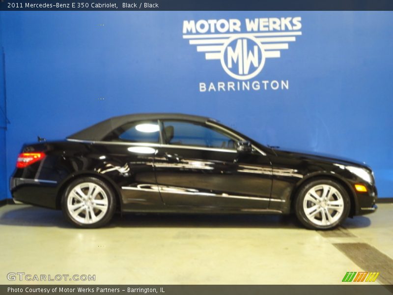 Black / Black 2011 Mercedes-Benz E 350 Cabriolet