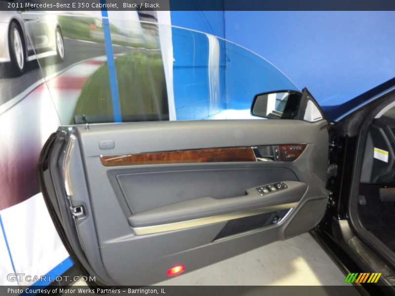 Black / Black 2011 Mercedes-Benz E 350 Cabriolet